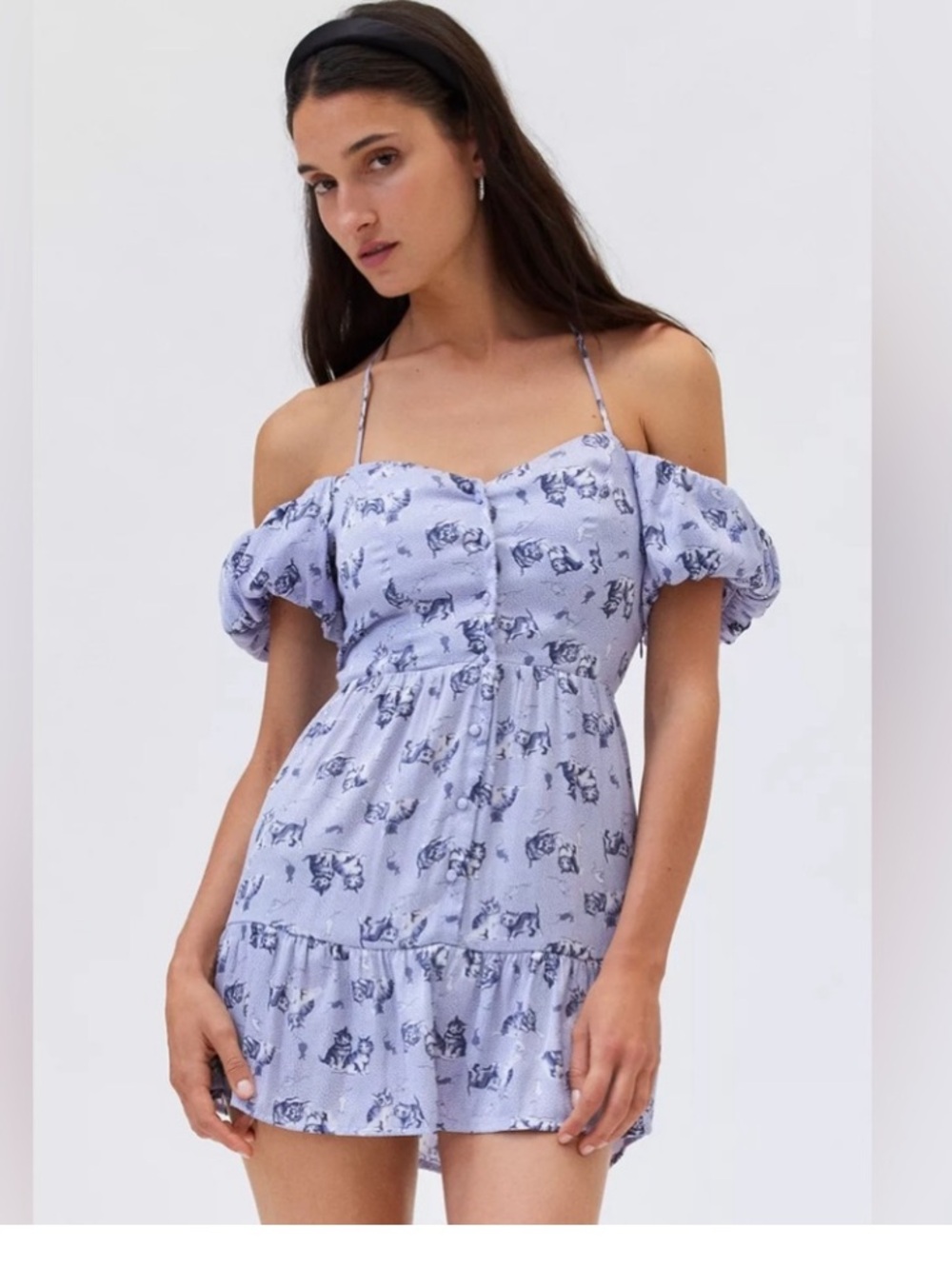 NWT UO Kimchi Blue Cat Lovers Dress
